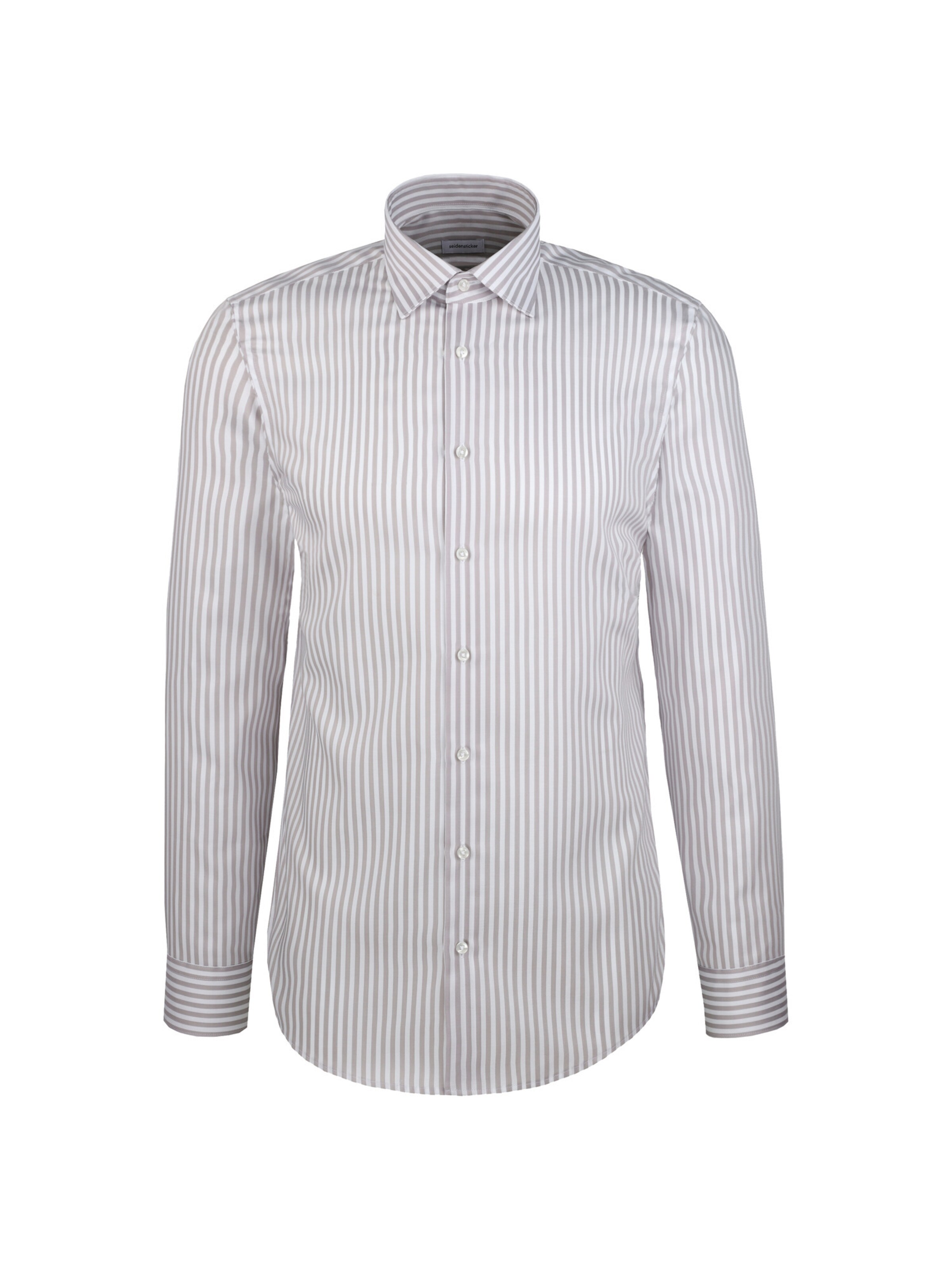 Coupe slim Chemise 'Smart Classics' SEIDENSTICKER en gris : devant