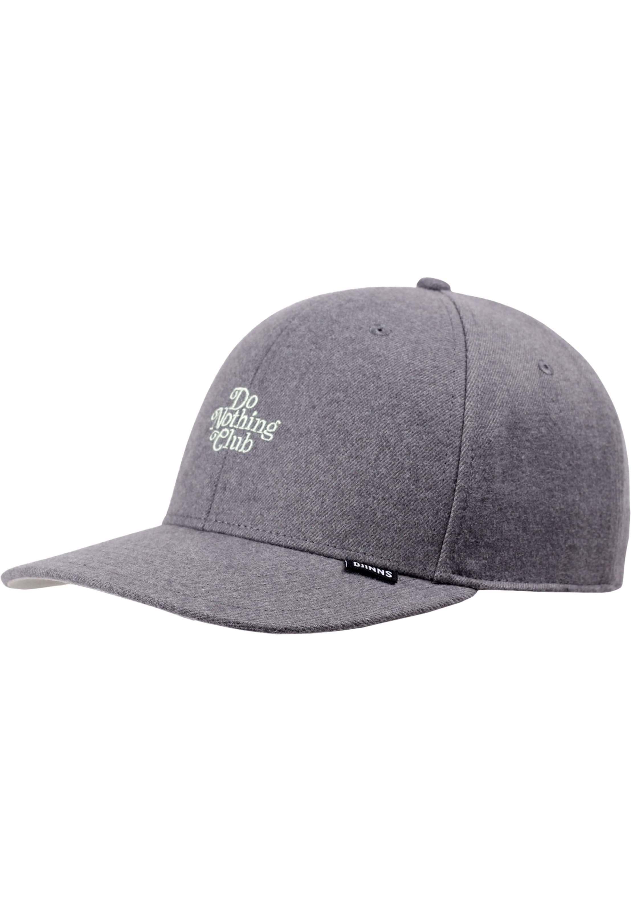 DJINNS Cap in Grau: Vorderseite