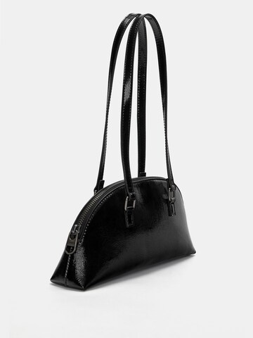 Pull&Bear Taška přes rameno – černá