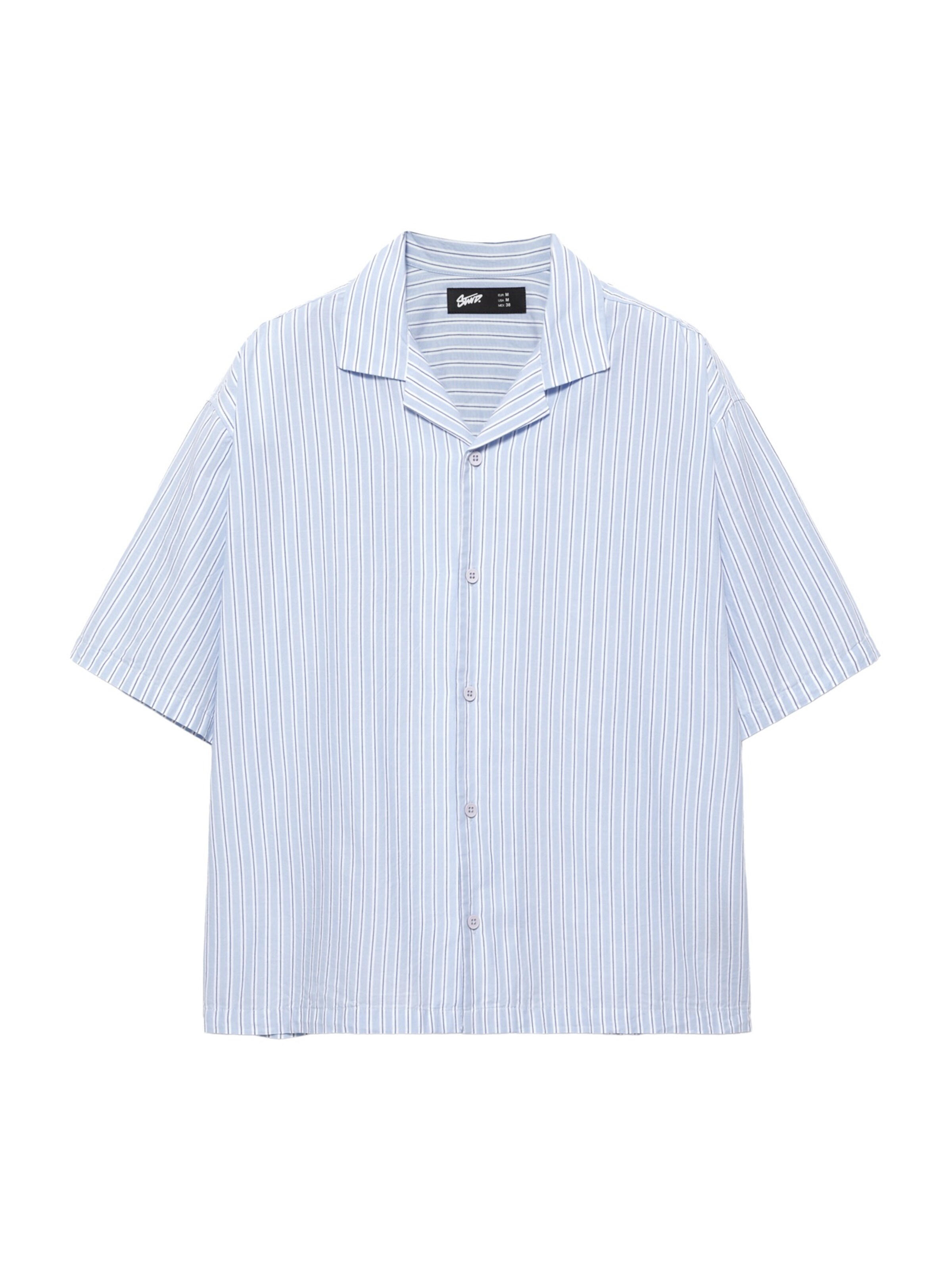 Pull&Bear Košeľa - zafírová / svetlomodrá / biela, Produkt