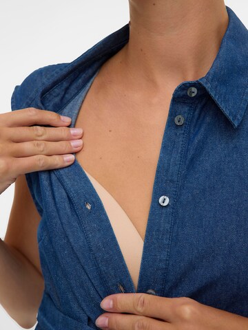 MAMALICIOUS - Vestido camisero 'MLJAMAICA LIA' en azul