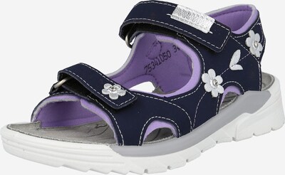RICOSTA Sandals 'Carmen' in Dark blue / Purple / Silver, Item view