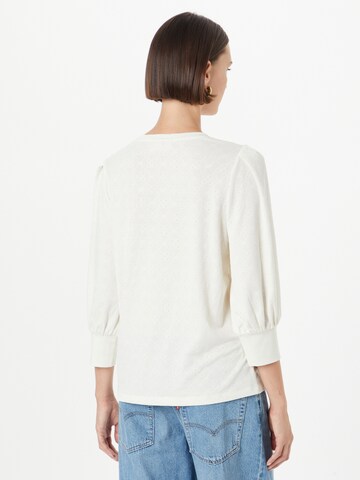 Freequent - Blusa 'BLOND' en blanco