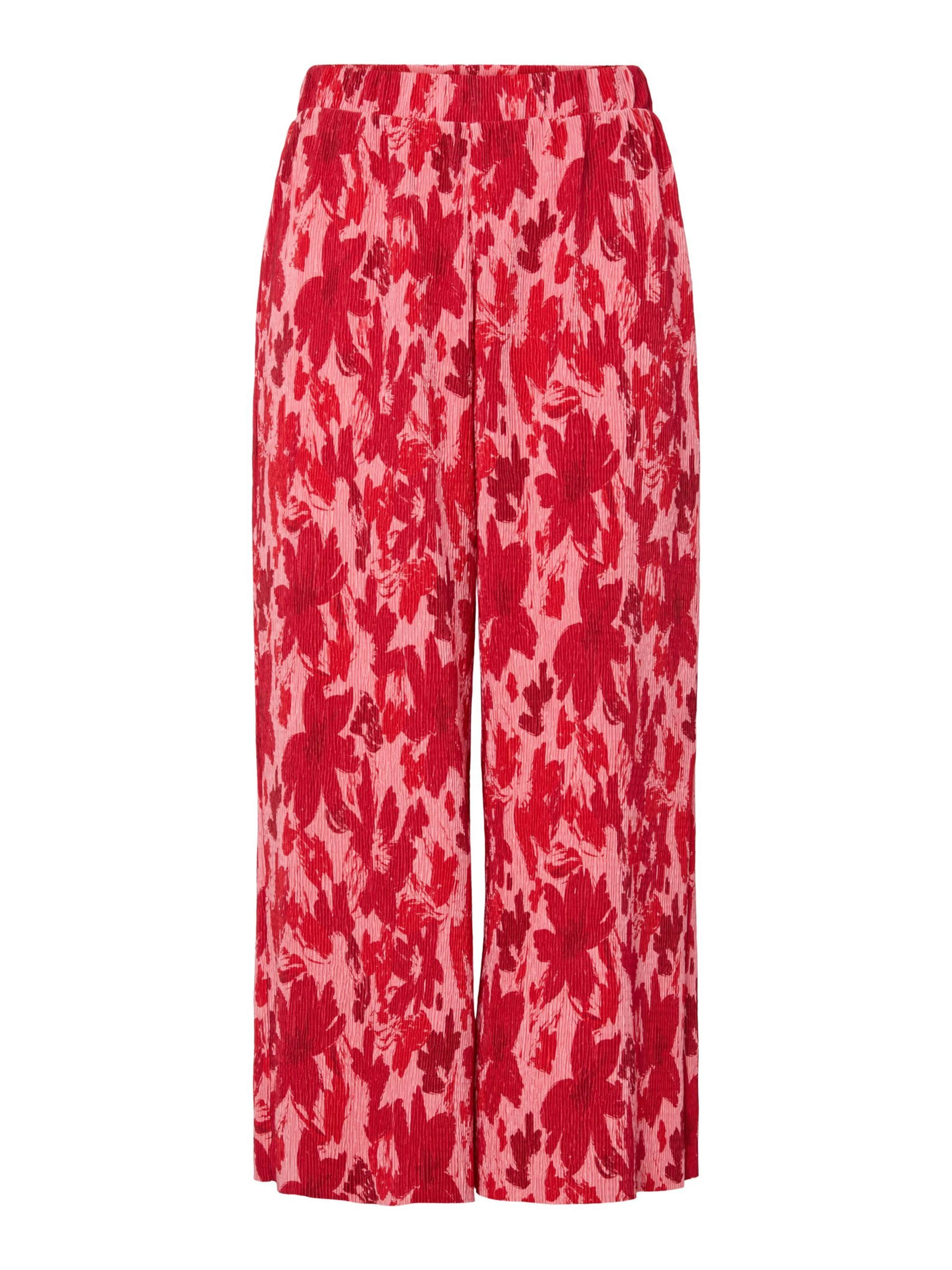 PIECES - Pantalón 'PCFlora' en rojo: frente