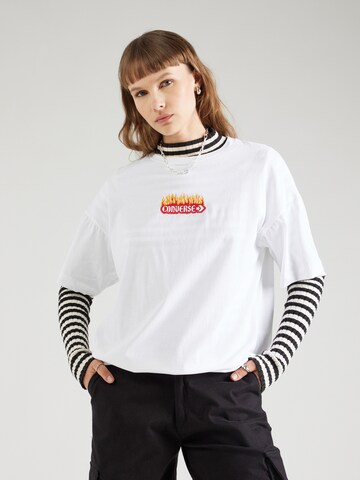 CONVERSE Oversize póló - fehér: elől