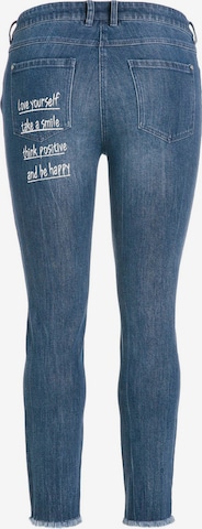 Ulla Popken Slimfit Jeans 'Sarah' in Blauw