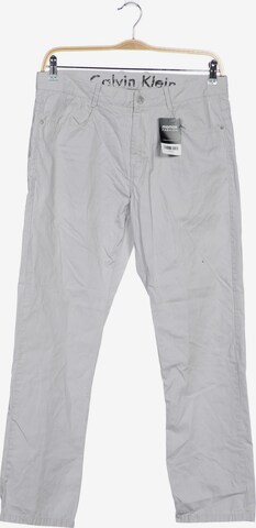 Calvin Klein Pants in 33 in Grey: front