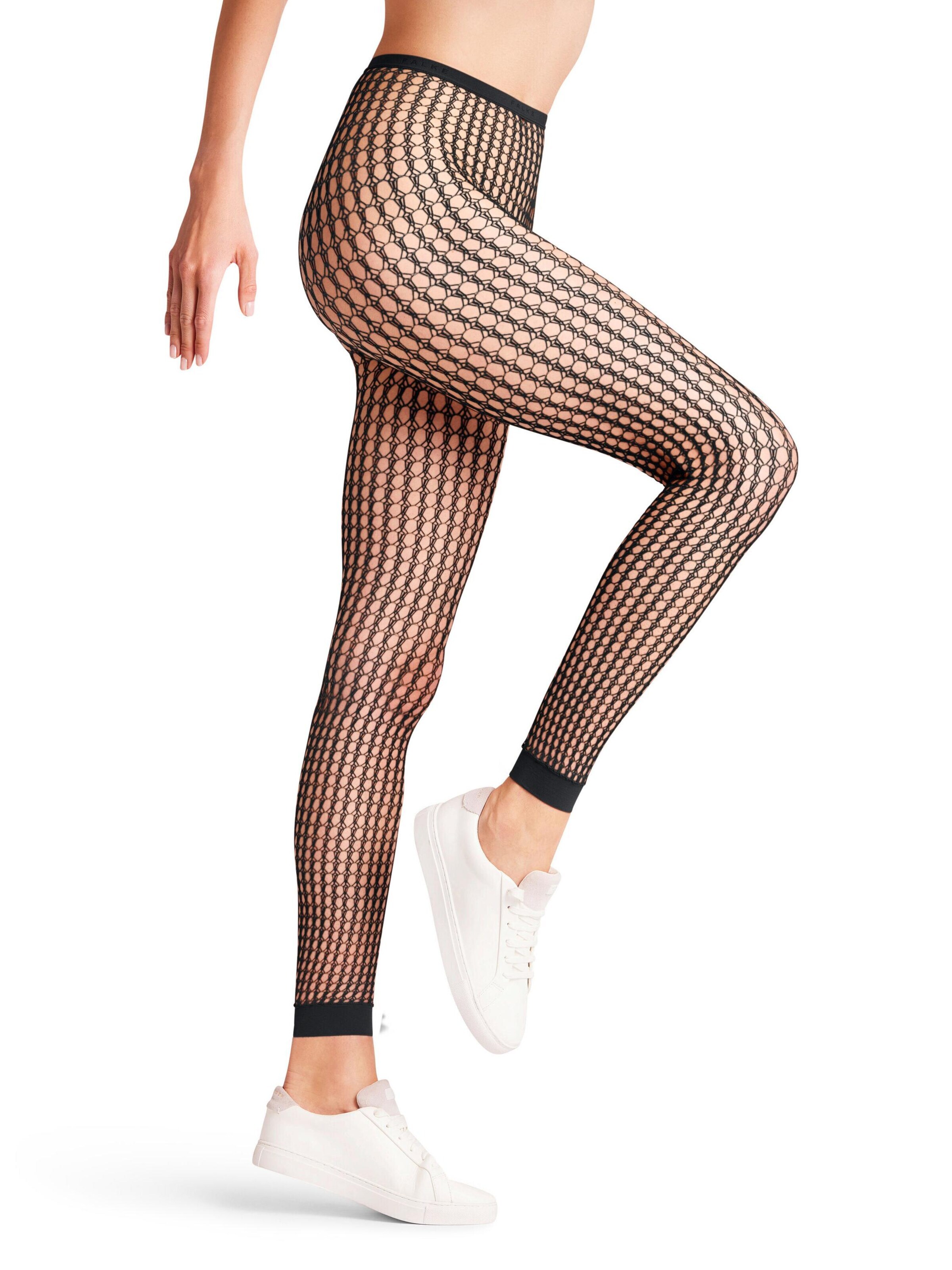 FALKE Skinny Leggings 'Wicker Game' in Black