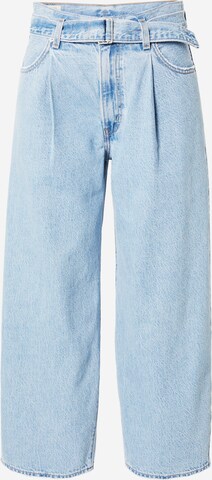 LEVI'S ® - Loosefit Pantalón vaquero plisado 'Belted Baggy' en azul: frente