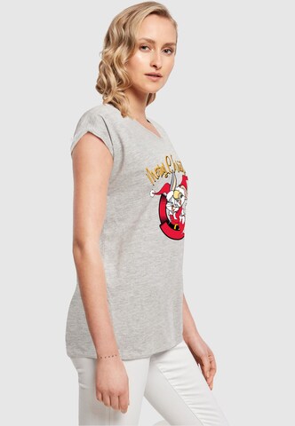 ABSOLUTE CULT Shirt 'Looney Tunes - Lola Merry Christmas' in Grau