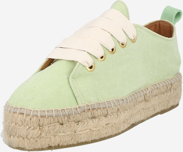 JUTELAUNE Sneakers in Green: front