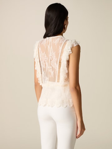 Camicia da donna di oltre in bianco