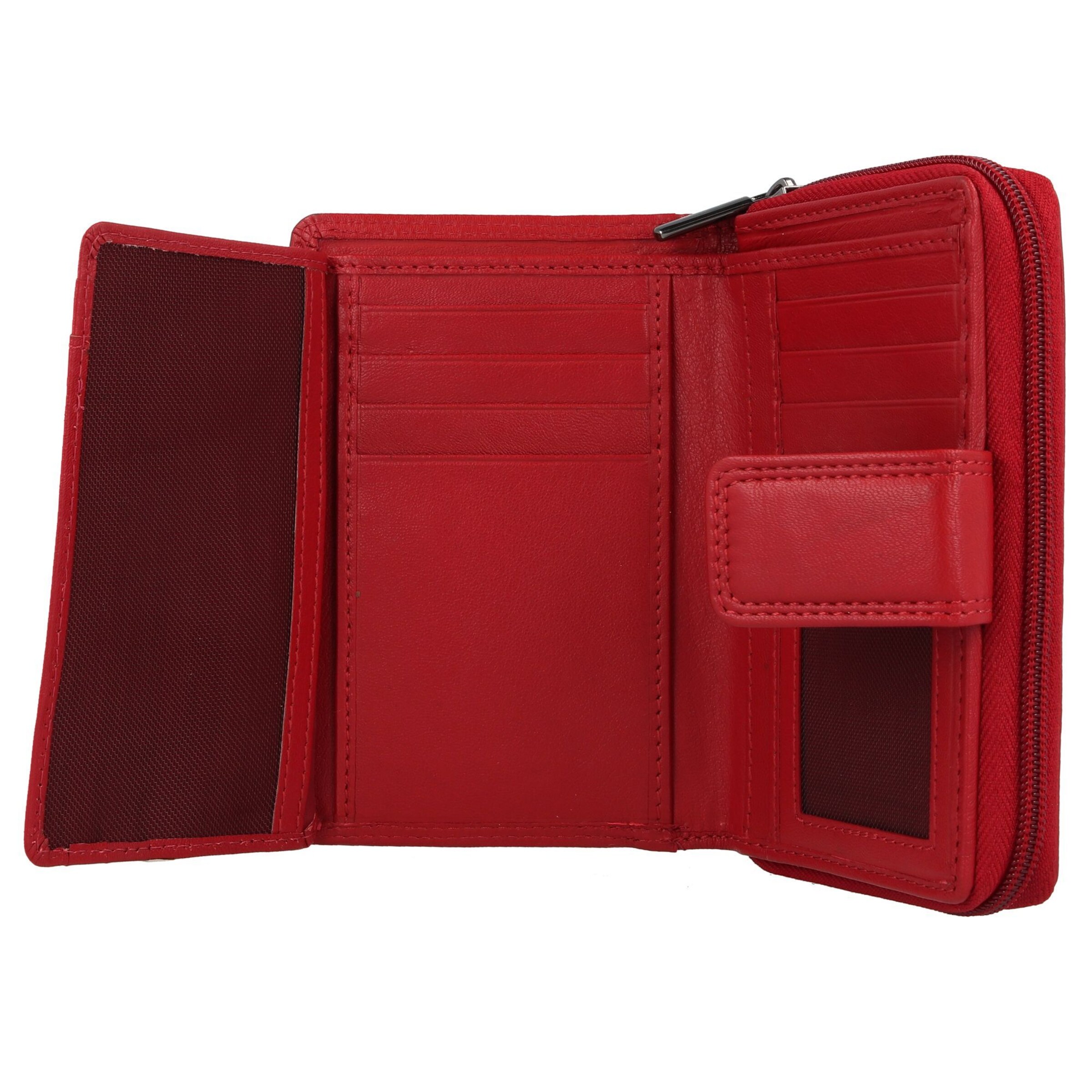 mano Portemonnee 'Donna Giulia' in Rood