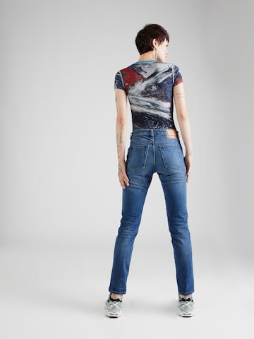 DIESEL Slimfit Jeans '2015 BABHILA' in Blauw