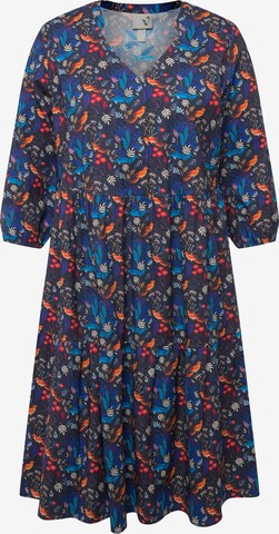 Robe Ulla Popken en bleu : devant