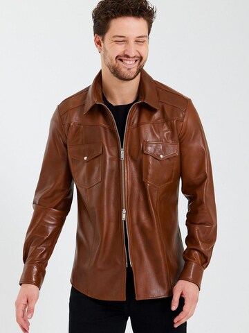 Veste mi-saison Ron Tomson en marron