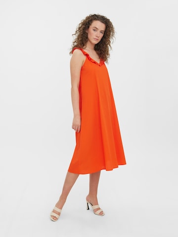 VERO MODA Kleid 'Kelly' in Rot