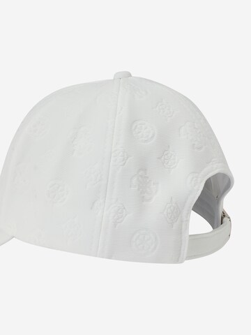 Cappello da baseball di GUESS in bianco