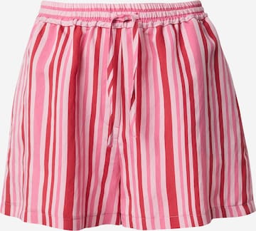 KAVAZI Regular Housut värissä vaaleanpunainen: etupuoli