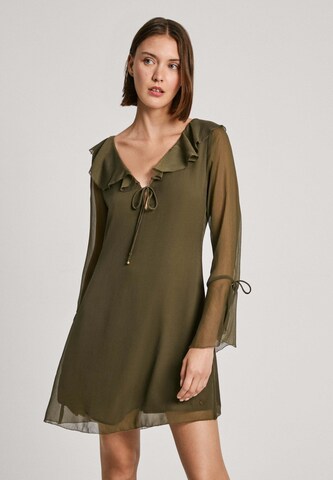 Pepe Jeans Dress 'RESPECT' in Green: front