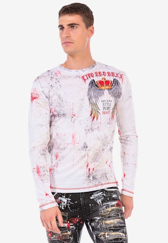 CIPO & BAXX Shirt in White: front