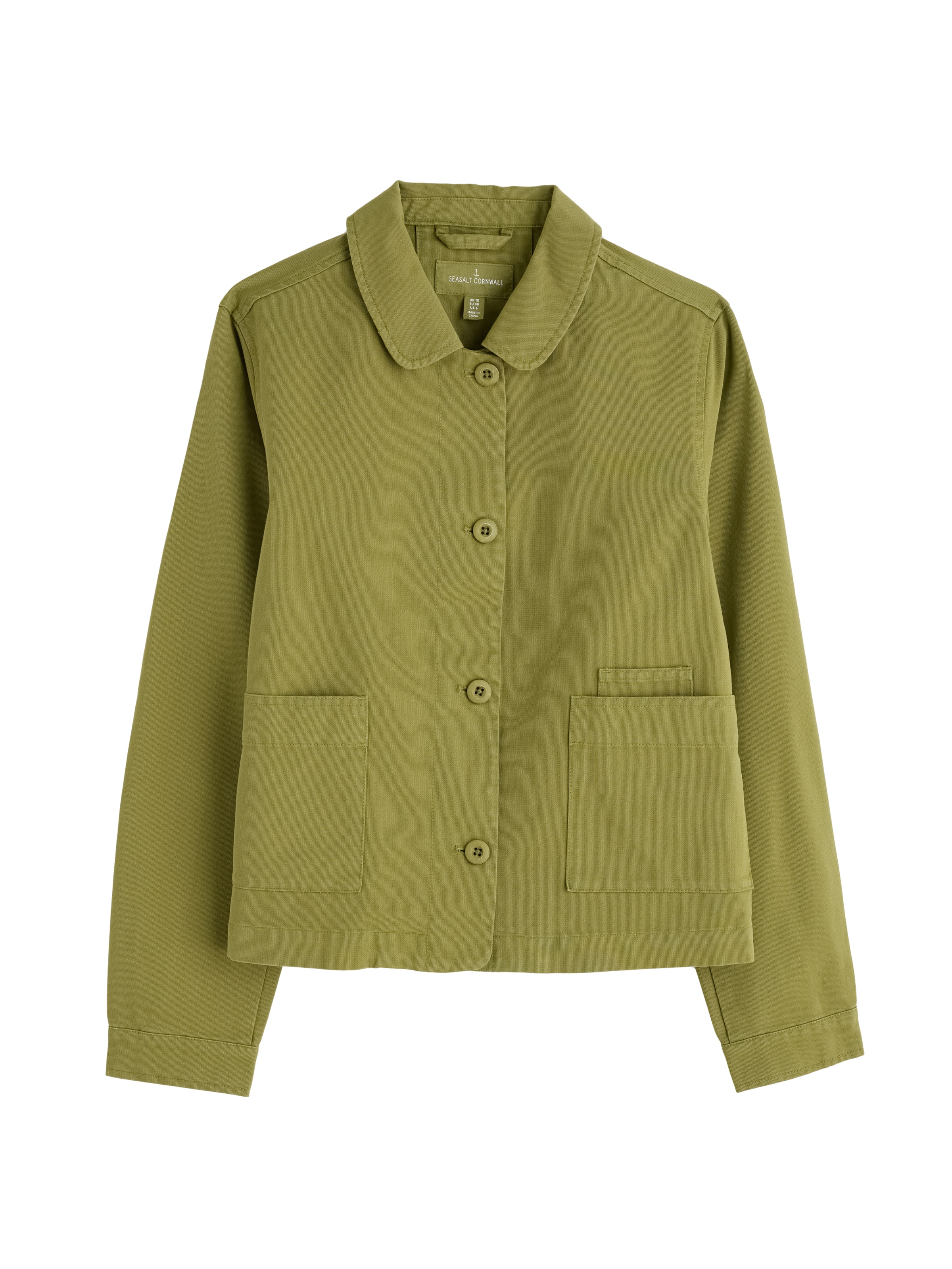 Giacca di mezza stagione 'Coombe Lane' di Seasalt Cornwall in verde: frontale