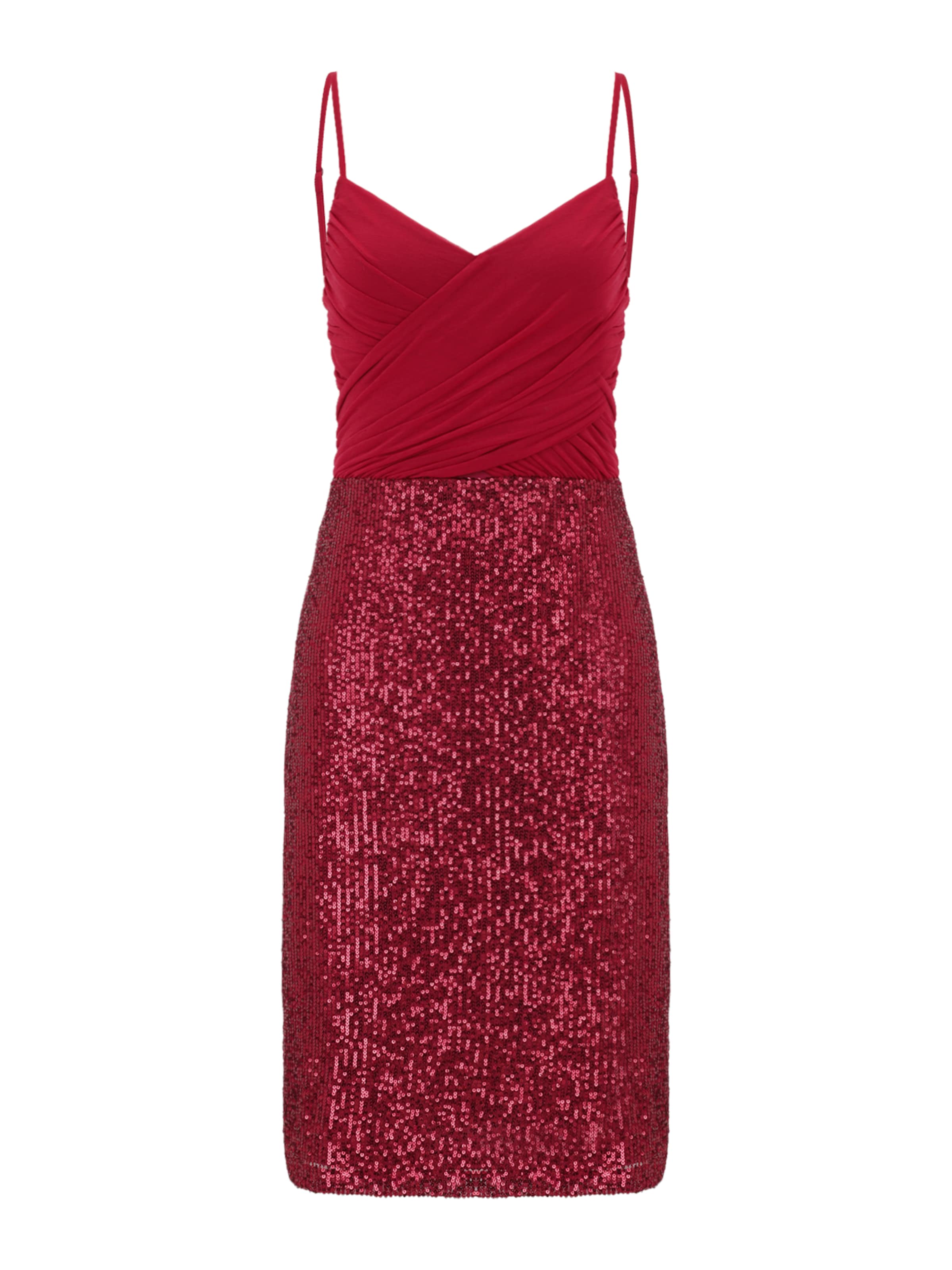 sarkans Guido Maria Kretschmer Women Kokteiļkleita 'Corinna': no priekšpuses