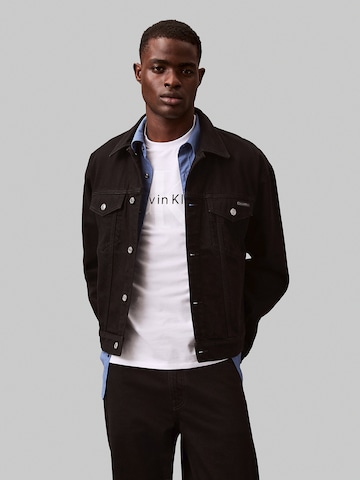 Calvin Klein Jeans Between-season jacket in Blue: front