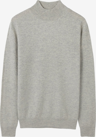 GOBI Cashmere - Jersey 'Women's Essential Cashmere Mock Neck Sweater' en gris: frente