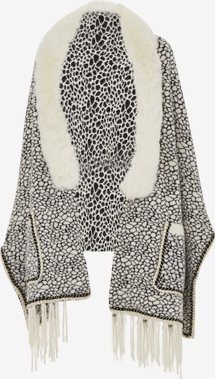 Apsiaustas iš CHANI, spalva – margai pilka / vilnos balta, Prekių apžvalga