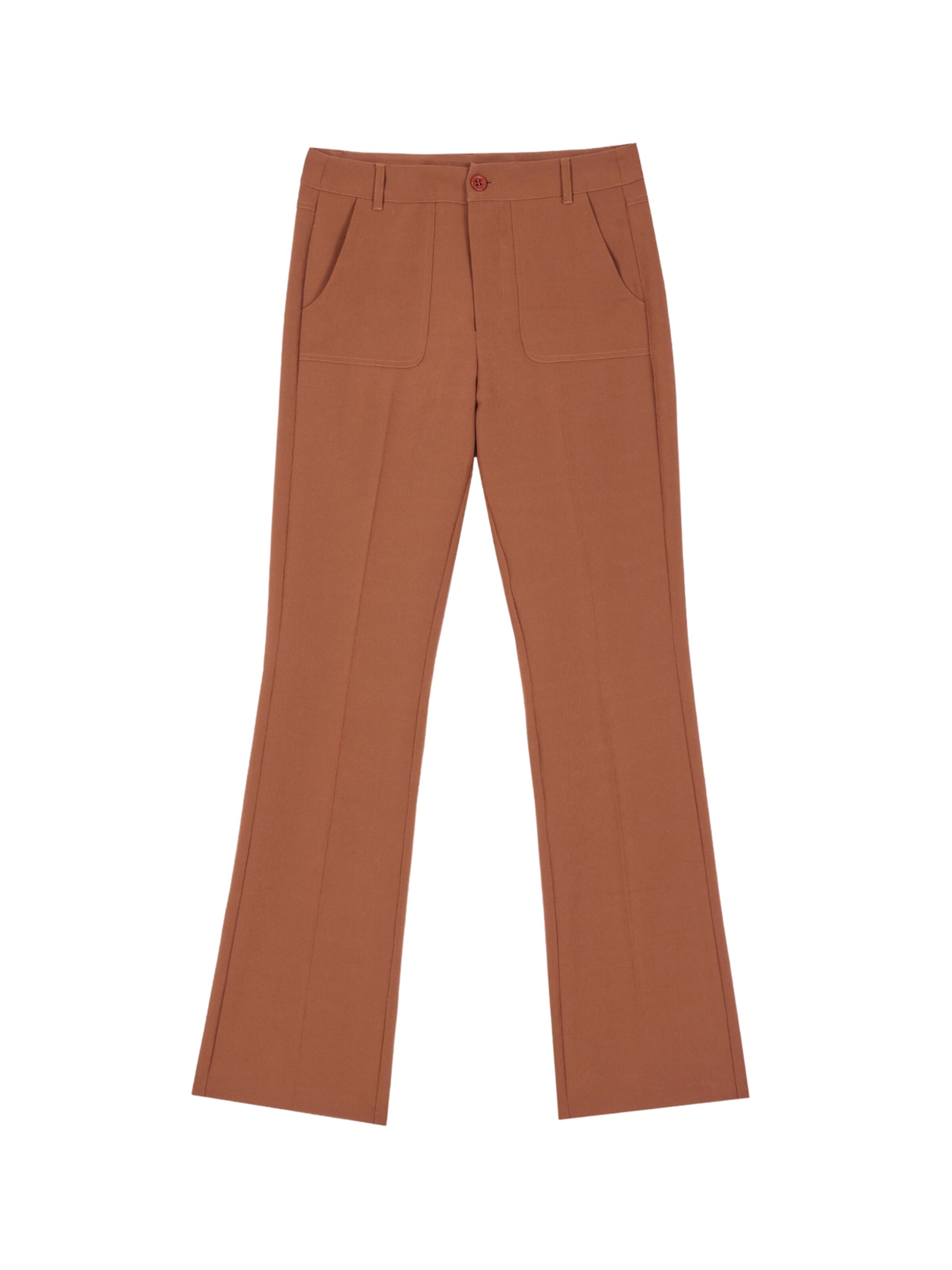 Regular Pantalon 'YARA' Camomilla Italia en marron : devant