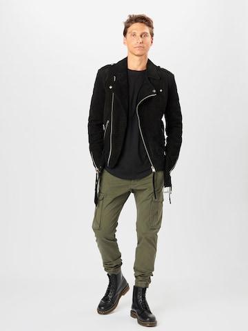 Effilé Pantalon cargo s.Oliver en vert