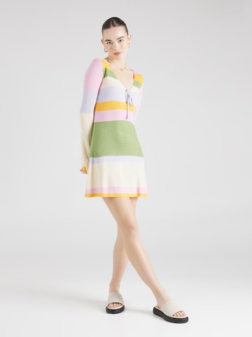 florence by mills exclusive for ABOUT YOU - Vestido de punto 'Passion fruit' en Mezcla de colores: frente