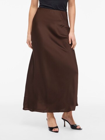 Jupe 'VISahra' VILA en marron : devant