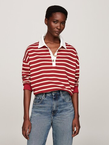 TOMMY HILFIGER Sweatshirt in Rood: voorkant
