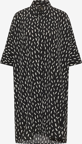 DreiMaster Klassik Shirt dress in Black: front