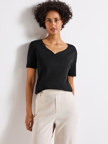 T-shirt STREET ONE en noir : devant