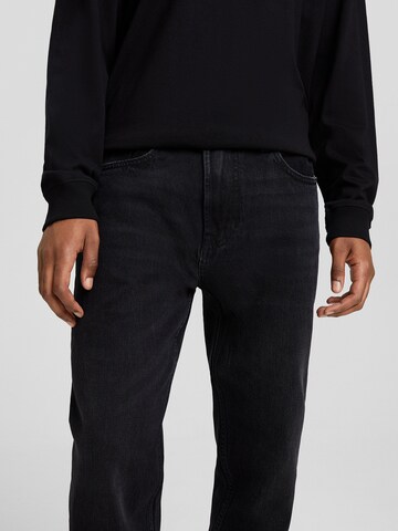 Bershka Slimfit Jeans in Schwarz