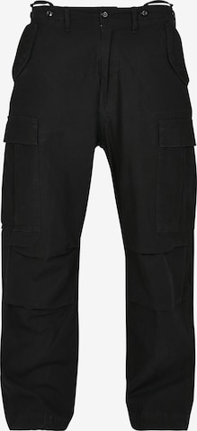 Brandit Loose fit Cargo trousers in Black: front