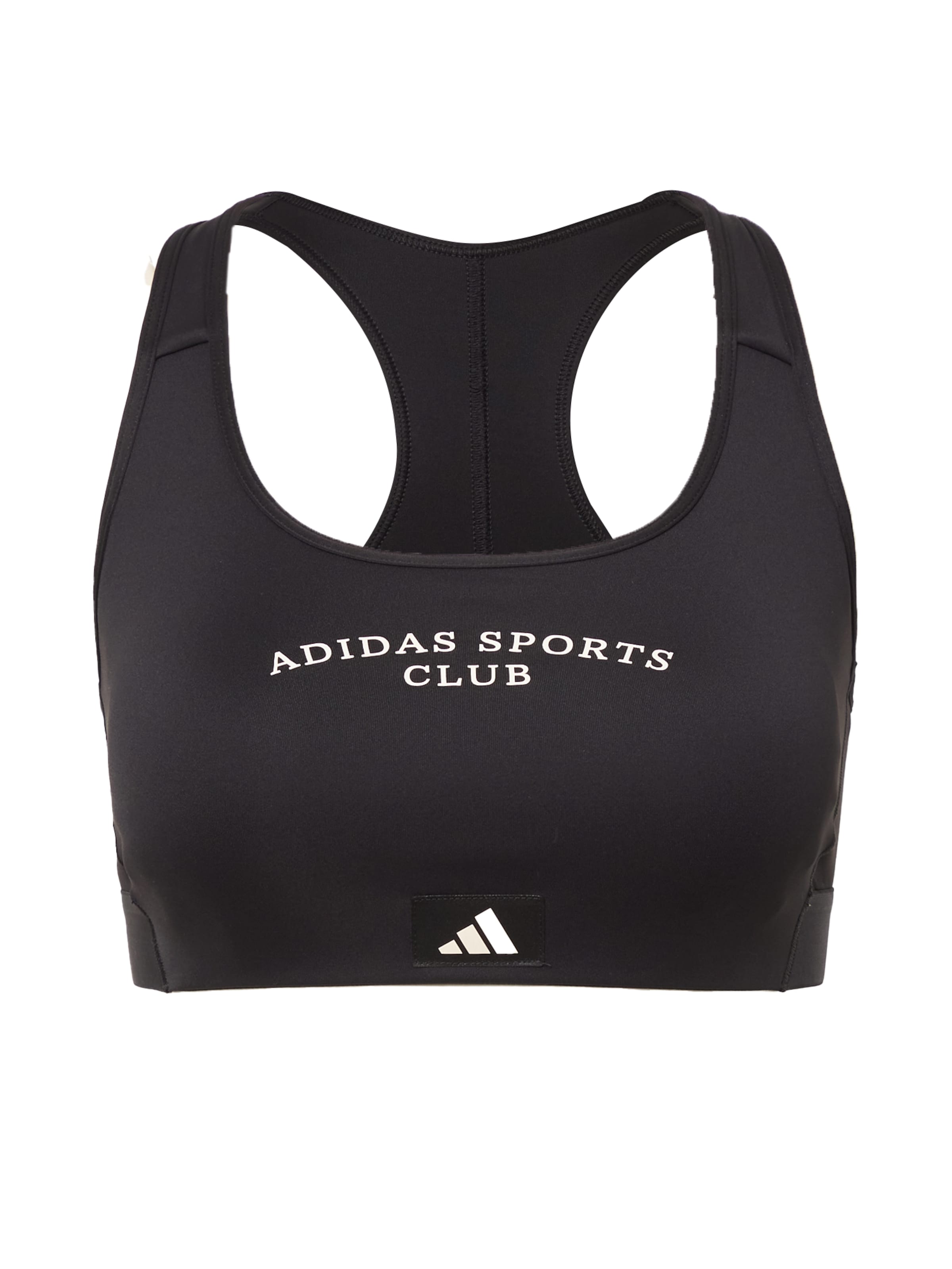 ADIDAS PERFORMANCE Μπουστάκι Αθλητικό σουτιέν 'Sports Club' σε μαύρο: μπροστά