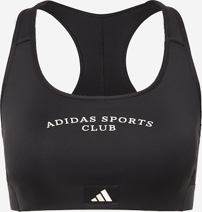 Reggiseno sportivo 'Sports Club' ADIDAS PERFORMANCE di colore nero / bianco, Visualizzazione prodotti