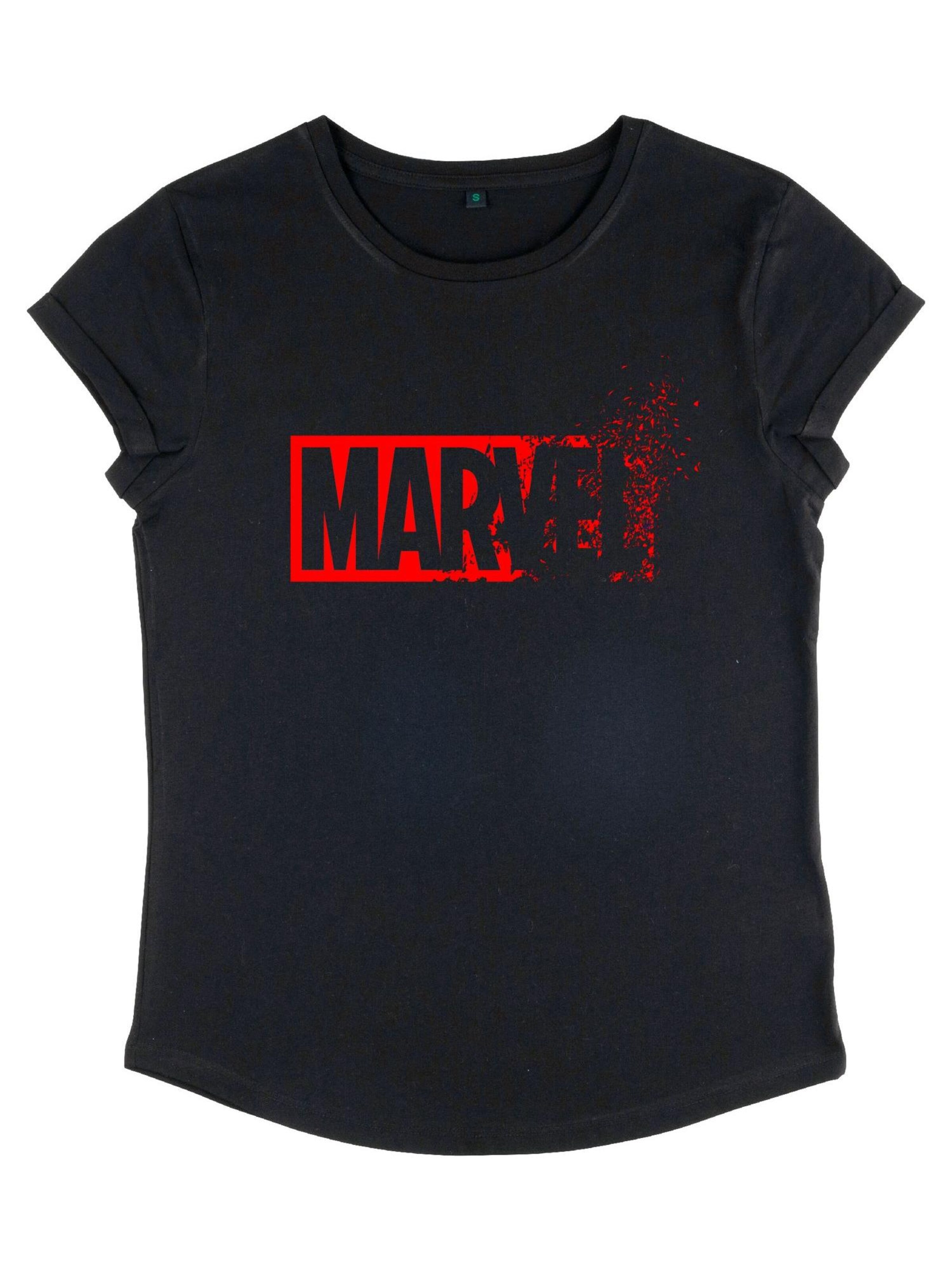 marvel Shirt‌‌‌ in Schwarz: Vorderseite