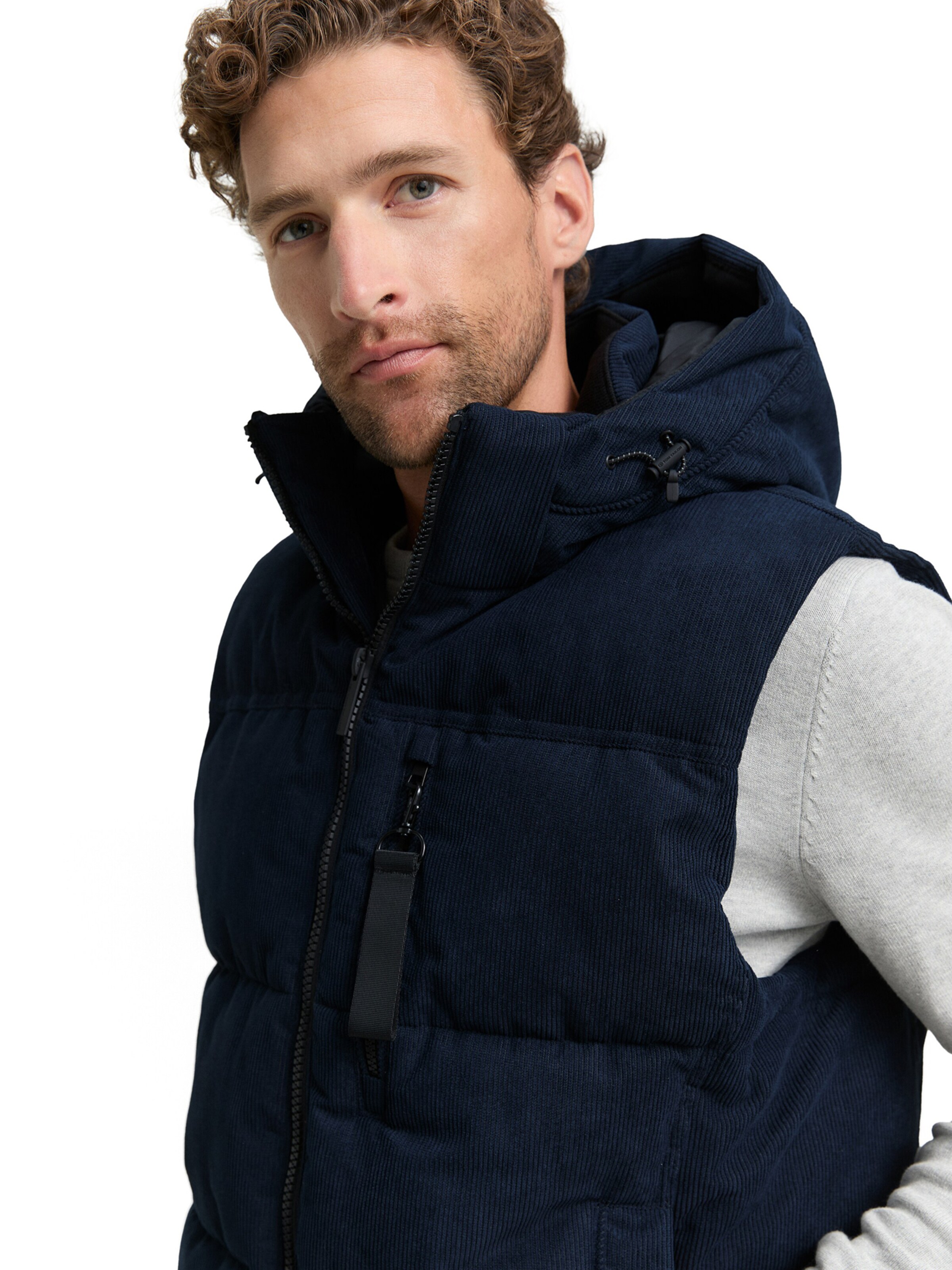 TOM TAILOR Vest in Blue