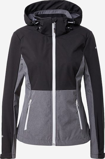 ICEPEAK Outdoor Jacket 'BURNET' in mottled grey / Black, Item view