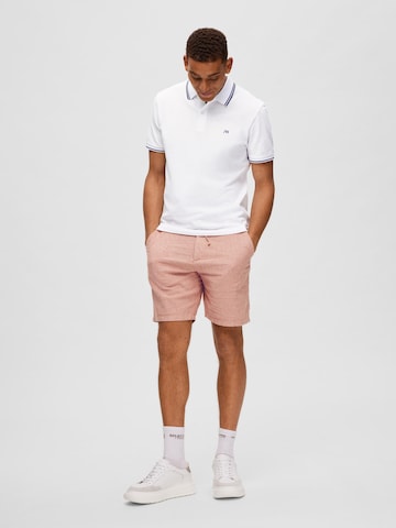 SELECTED HOMME Regularen Chino hlače 'Brody' | rjava barva