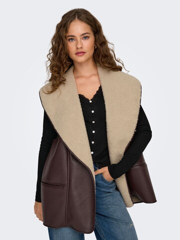 ONLY Vest 'ONLDora' i brun