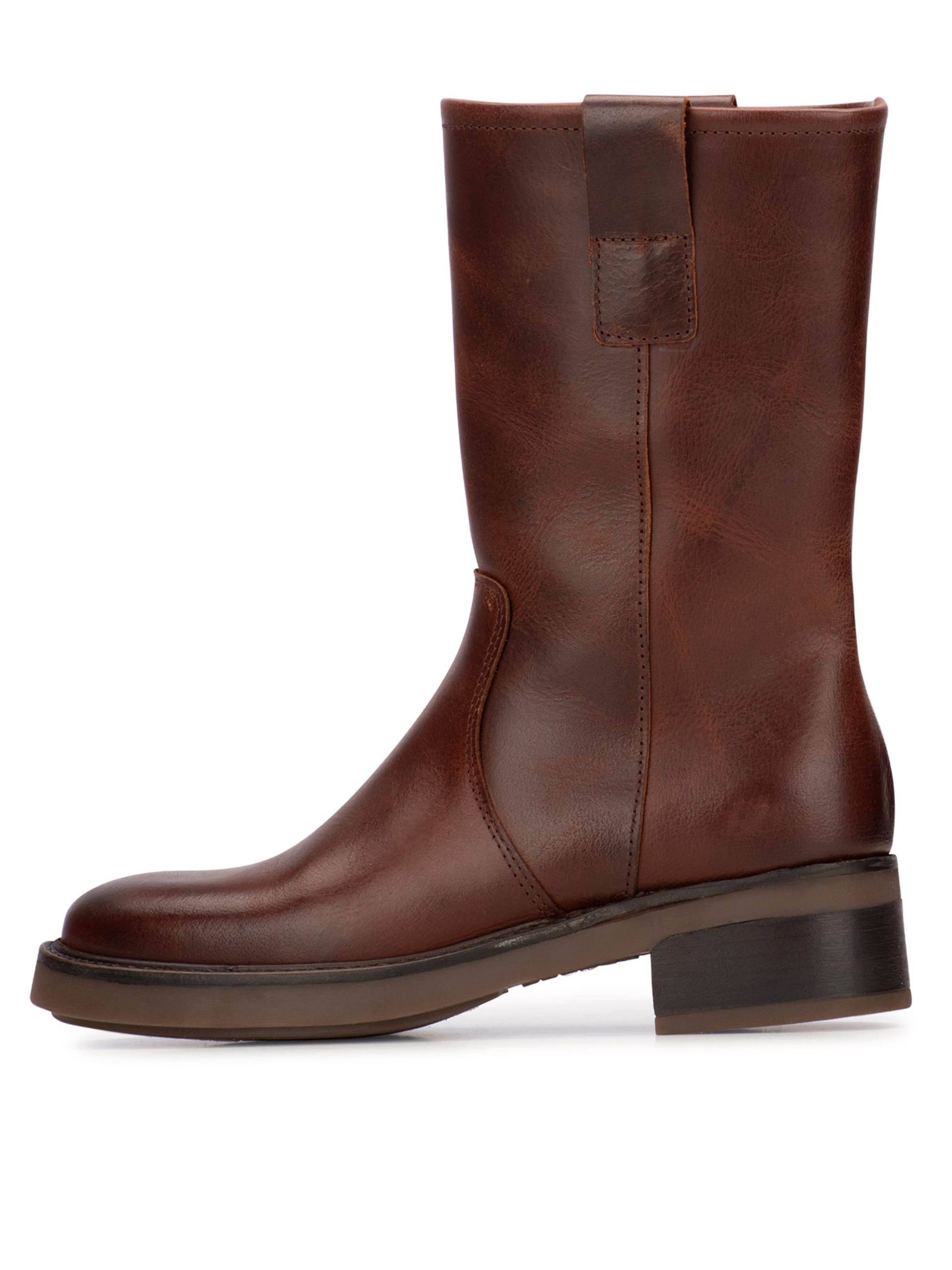 PS Poelman Boots 'Tamara' in Brown: front