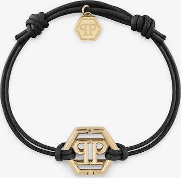 Bracelet 'Frienship Hexagon' Philipp Plein Jewellery en noir : devant