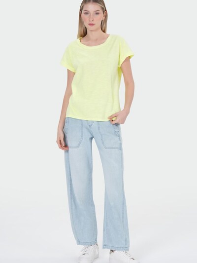 M.O.D MIRACLE OF DENIM Shirt in S/One size in Neon yellow, Item view