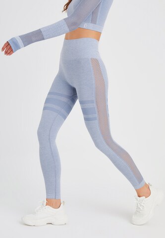 Leif Nelson Skinny Leggings in Blau: predná strana